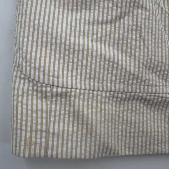 Polo Ralph Lauren Men’s Seersucker Suit Large Blazer & Pants Striped Tan 36/30 - Picture 7 of 16